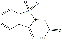 (1,1-DIOXIDO-3-OXO-1,2-BENZISOTHIAZOL-2(3H)-YL)ACETIC ACID CAS#: 52188-11-1