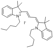 1,1'-DIPENTYL-3,3,3',3'-TETRAMETHYLINDOCARBOCYANINE IODIDE CAS#: 53290-46-3