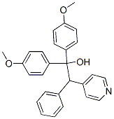 1,1-Di(4-methoxyphenyl)-2-phenyl-2-(4-pyridyl)ethanol CAS#: 56501-74-7