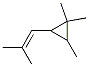 1,1,2-Trimethyl-3-(2-methyl-1-propenyl)cyclopropane CAS#: 54764-57-7