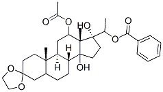 12-Acetyloxy-20-benzoyloxy-14,17-dihydroxypregnan-3-one ethylene acetal CAS#: 55637-45-1