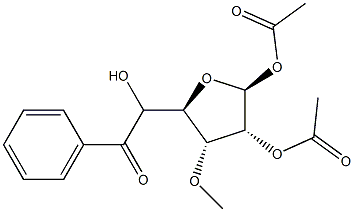 1,2-Di-O-acetyl-5-benzoyl-3-O-Methyl-beta-D-ribofuranose CAS#: 58769-33-8