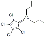 1,2,3,4-Tetrachloro-5-(2,3-dipropyl-2-cyclopropen-1-ylidene)-1,3-cyclo pentadiene CAS#: 5680-25-1