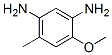 1,3-Benzenediamine, 4-methoxy-6-methyl- CAS#: 5349-76-8
