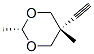 1,3-Dioxane, 5-ethynyl-2,5-dimethyl-, trans- (9CI) CAS#: 54702-55-5