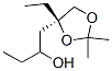 1,3-Dioxolane-4-ethanol,alpha,4-diethyl-2,2-dimethyl-,(4R)-(9CI) CAS#: 460076-91-9
