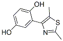 1,4-Benzenediol, 2-(2,5-dimethyl-4-thiazolyl)- (9CI) CAS#: 459124-94-8