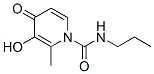 1(4H)-Pyridinecarboxamide, 3-hydroxy-2-methyl-4-oxo-N-propyl- (9CI) CAS#: 521269-66-9