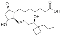 (+/-)-15-DEOXY-16R-HYDROXY-17-CYCLOBUTYL PROSTAGLANDIN E1 CAS#: 433219-55-7