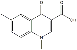 1,6-Dimethyl-4-oxo-1,4-dihydro-quinoline-3-carboxylic acid CAS#: 51726-43-3