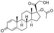 17,21-dihydroxypregna-1,4-diene-3,20-dione 17-acetate CAS#: 49751-53-3