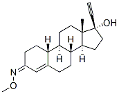 (17R)-17-Hydroxy-19-norpregn-4-en-20-yn-3-one O-methyl oxime CAS#: 58001-83-5