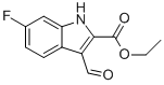 1H-INDOLE-2-CARBOXYLIC ACID,6-FLUORO-3-FORMYL-,ETHYL ESTER CAS#: 586336-90-5