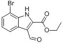 1H-INDOLE-2-CARBOXYLIC ACID,7-BROMO-3-FORMYL-,ETHYL ESTER CAS#: 586336-56-3