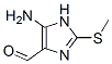 1H-Imidazole-4-carboxaldehyde, 5-amino-2-(methylthio)- (9CI) CAS#: 59153-29-6