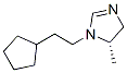 1H-Imidazole,1-(2-cyclopentylethyl)-4,5-dihydro-5-methyl-,(5S)-(9CI) CAS#: 453509-96-1