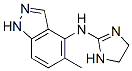 1H-Indazol-4-amine, N-(4,5-dihydro-1H-imidazol-2-yl)-5-methyl- CAS#: 54768-42-2