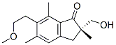1H-Inden-1-one, 2,3-dihydro-2-(hydroxymethyl)-6-(2-methoxyethyl)-2,5,7 -trimethyl-, (S)- CAS#: 56670-45-2