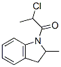 1H-Indole, 1-(2-chloro-1-oxopropyl)-2,3-dihydro-2-methyl- (9CI) CAS#: 568566-38-1