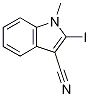 1H-Indole-3-carbonitrile, 2-iodo-1-Methyl- CAS#: 490039-77-5