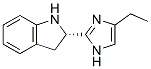 1H-Indole,2-(4-ethyl-1H-imidazol-2-yl)-2,3-dihydro-,(2S)-(9CI) CAS#: 480423-36-7