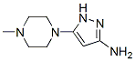 1H-Pyrazol-3-amine,5-(4-methyl-1-piperazinyl)-(9CI) CAS#: 537039-17-1