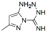 1H-Pyrazole-1-carboximidic  acid,  5-amino-3-methyl-,  hydrazide CAS#: 55457-98-2