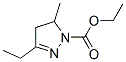 1H-Pyrazole-1-carboxylic acid, 3-ethyl-4,5-dihydro-5-methyl-, ethyl ester CAS#: 413624-91-6