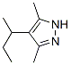 1H-Pyrazole, 3,5-dimethyl-4-(1-methylpropyl)-, (+)- CAS#: 59434-39-8