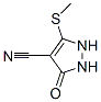 1H-Pyrazole-4-carbonitrile, 2,3-dihydro-5-(methylthio)-3-oxo- CAS#: 59541-47-8