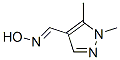 1H-Pyrazole-4-carboxaldehyde,1,5-dimethyl-,oxime(9CI) CAS#: 412958-82-8