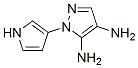 1H-Pyrazole-4,5-diamine, 1-(1H-pyrrol-3-yl)- CAS#: 491872-65-2