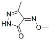 1H-Pyrazole-4,5-dione, 3-methyl-, 4-(O-methyloxime), (4Z)- (9CI) CAS#: 406938-87-2