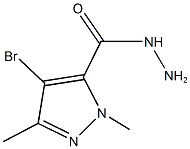 1H-Pyrazole-5-carboxylicacid,4-bromo-1,3-dimethyl-,hydrazide(9CI) CAS#: 512810-04-7