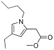 1H-Pyrrole-2-aceticacid,1-butyl-4-ethyl-,methylester(9CI) CAS#: 474433-35-7
