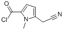 1H-Pyrrole-2-carbonyl chloride, 5-(cyanomethyl)-1-methyl- (9CI) CAS#: 52074-59-6