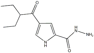 1H-Pyrrole-2-carboxylicacid,4-(2-ethyl-1-oxobutyl)-,hydrazide(9CI) CAS#: 477848-78-5