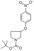 1N-BOC 3-(4'-NITROPHENOXY) PYRROLIDINE CAS#: 405887-36-7