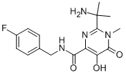2-(1-AMINO-1-METHYLETHYL)-N-(4-FLUOROBENZYL)-5-HYDROXY-1-METHYL-6-OXO-1,6-DIHYDROPYRIMIDINE-4-CARBOXAMIDE CAS#: 518048-03-8