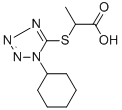2-(1-CYCLOHEXYL-1 H-TETRAZOL-5-YLSULFANYL)-PROPIONIC ACID CAS#: 433253-83-9