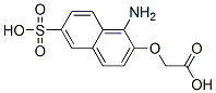 2-(1-amino-6-sulfonaphthalen-2-yloxy)acetic acid CAS#: 6373-39-3
