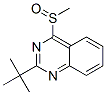 2-(1,1-Dimethylethyl)-4-methylsulfinylquinazoline CAS#: 55133-87-4