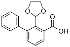2-(1,3-Dioxolan-2-yl)biphenyl-3-carboxylic acid CAS#: 400750-15-4