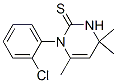 2 (1H)-Pyrimidinethione, 1-(2-chlorophenyl)-3,4-dihydro-4,4, 6-trimeth yl- CAS#: 58913-87-4