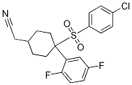 2-((1s,4s)-4-(4-chlorophenylsulfonyl)-4-(2,5-difluorophenyl)cyclohexyl)acetonitrile CAS#: 471905-01-8