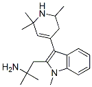 2-(2-Amino-2-methylpropyl)-1-methyl-3-(2,6,6-trimethyl-1,2,3,6-tetrahydropyridin-4-yl)-1H-indole CAS#: 50527-50-9