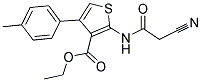 2-(2-CYANO-ACETYLAMINO)-4-P-TOLYL-THIOPHENE-3-CARBOXYLIC ACID ETHYL ESTER CAS#: 546071-64-1