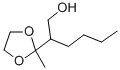 2-(2-Methyl-1,3-dioxolan-2-yl)-1-hexanol CAS#: 5694-99-5