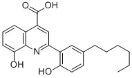 2-(2-hydroxy-5-n-hexylphenyl)-8-quinolinol-4-carboxylic acid CAS#: 55066-81-4
