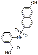 2-(2-hydroxynaphthalene-6-sulfonamido)benzoic acid CAS#: 6388-49-4